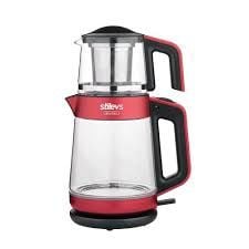 Stilevs Biçay Glass Cam Çaycı - Vişne