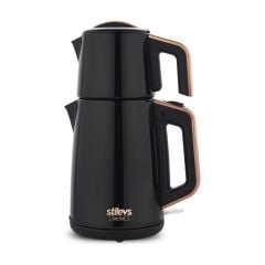 Stilevs Çays Inox Siyah Çay Makinesi