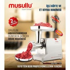 Musullu 1800W Et Kıyma Makinası